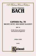 Cover of: Cantata No. 70 - Wachet, Betet, Seid Bereit (Kalmus Edition) by Johann Sebastian Bach