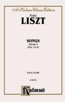 Cover of: Songs by Franz Liszt