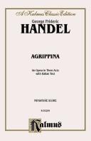 Cover of: Agrippina by George Frideric Handel