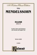 Cover of: Elijah by George Frideric Handel