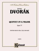 Cover of: Quintet in G Major, Op. 77 by Antonín Dvořák