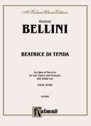 Cover of: Beatrice Di Tenda: Kalmus Edition