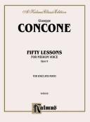 Cover of: Fifty Lessons for Medium Voice, Op. 9 by Giuseppe Concone