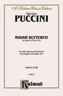 Cover of: Madame Butterfly by Giacomo Puccini