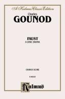 Cover of: Faust (Kalmus Edition) by Charles Gounod