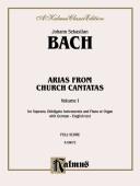Cover of: Soprano Arias from Church Cantatas by Johann Sebastian Bach