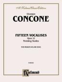 Cover of: Fifteen Vocalises, Op. 12 Finishing Studies for Medium or Low Voice by Giuseppe Concone