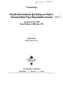 Cover of: Fourth International Workshop on Object-Oriented Real-Time Dependable Systems | Workshop on Object-Oriented Real-Time Dependable Systems (4th 1999 Santa Barbara, Calif.)