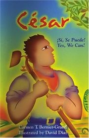 Cover of: Cesar: Si, Se Puede!/ Yes, We Can! (Pura Belpre Honor Book. Illustrator (Awards))