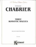 Cover of: Three Romantic Waltzes (Kalmus Edition)