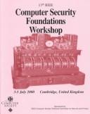 Cover of: Computer Security Foundations Workshop (Csfw-12 2000) Proceedings