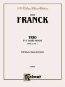 Cover of: Trio in F-sharp Minor, Op. 1, No. 1: Kalmus Edition