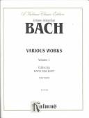 Cover of: Bach Variation Works I (Kalmus Edition)