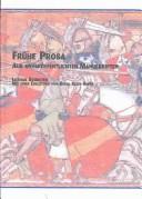 Cover of: Frühe Prosa by Lothar Schreyer