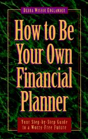 Cover of: How to be your own financial planner