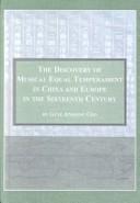 Cover of: The Discovery of Musical Equal Temperament in China and Europe in the Sixteenth Century (Studies in the History and Interpretation of Music) by Gene J. Cho