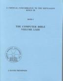 Cover of: A Critical Concordance to the Septuagint - Kings III by J. David Thompson