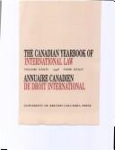 Cover of: The Canadian Yearbook of International Law by Donald M. McRae, Donald M. McRae