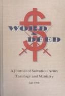 Cover of: Word and Deed: A Journal of Salvation Army Theology and Ministry
