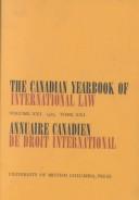 Cover of: The Canadian Yearbook of International Alw 1983/Annuaire Canadien De Droit International 1983