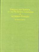 Cover of: Struggle and Survival of the Pre-Roman Languages of the Iberian Peninsula (Studies in Linguistics and Semiotics, V. 11) by Enrique Fausto Jimenez, Enrique Fausto Jimenez