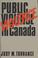 Cover of: Public Violence in Canada