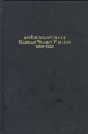 Cover of: An Encyclopedia of German Women Writers 1900-1933 by Brian Keith-Smith