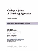 College Algebra A Graphing Approach