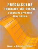 Cover of: Precalculus Functions And Graphs by Ron Larson, Robert P. Hostetler, Bruce H. Edwards