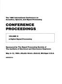 Cover of: 1995 International Conference on Acoustics, Speech and Signal Processing | Institute of Electrical and Electronics Engineers.