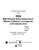 Cover of: 1996 IEEE 15th Annual International Phoenix Conference on Computers and Communications (Ipccc by Institute of Electrical and Electronics Engineers, IEEE Communications Society