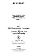 Cover of: IEEE Conference on Acoustics, Speech and Signal Processing by Institute of Electrical and Electronics Engineers