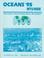 Cover of: 1995 Oceans (IEEE Conference Publications. Ch Series)