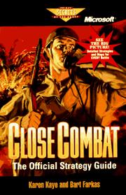 Cover of: Close combat: the official strategy guide