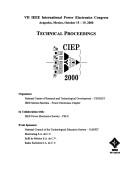 Cover of: Ciep 2000 Technical Proceedings: VII IEEE International Power Electronics Congress Acapulco, Mexico, October 15-19, 2000