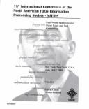 Cover of: 18th International Conference of the North American Fuzzy Information Processing Society : NAFIPS