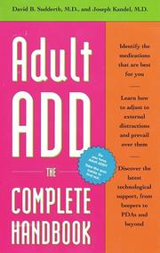 Adult ADD by David B. Sudderth, David B. Md Sudderth, Joseph Md Kandel