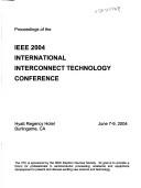 Cover of: Proceedings of the IEEE 2004 International Interconnect Technology Conference by IEEE Electron Devices Society