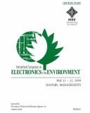 Cover of: Isee-1999: Proceedings of the 1999 IEEE International Symposium on Electronics and the Environment May 11-13, 1999 Danvers, Massachusetts