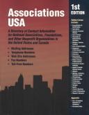 Cover of: Associations USA 2004: A Directory of Contact Information for National Associations, Foundations, and Other Nonprofit Organizations in the United States and Canada (Associations USA)