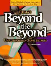 Cover of: Beyond the beyond: unauthorized game secrets