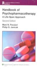 Cover of: Handbook of Psychopharmacotherapy: A Life-Span Approach