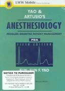 cover of Yao and Artusio's Anesthesiology, Fifth Edition, for PDA