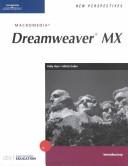 Cover of: New Perspectives on Macromedia Dreamweaver MX - Introductory (New Perspectives S) by Mitch Geller, Kelly Hart