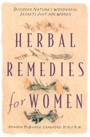 Cover of: Herbal remedies for women by Amanda McQuade Crawford