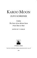 Karoo moon by Olive Schreiner