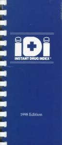 Cover of: Instant Drug Index 1998 (Instant Drug Index)