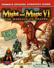Cover of: Might and magic VI | Ted Chapman