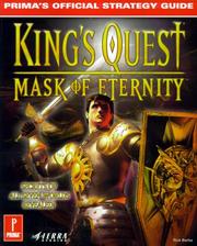 Cover of: King's Quest: Mask of Eternity: Prima's Official Strategy Guide.