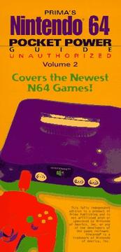 Cover of: Nintendo 64 Pocket Power Guide Volume 2: Unauthorized (Secrets of the Games)